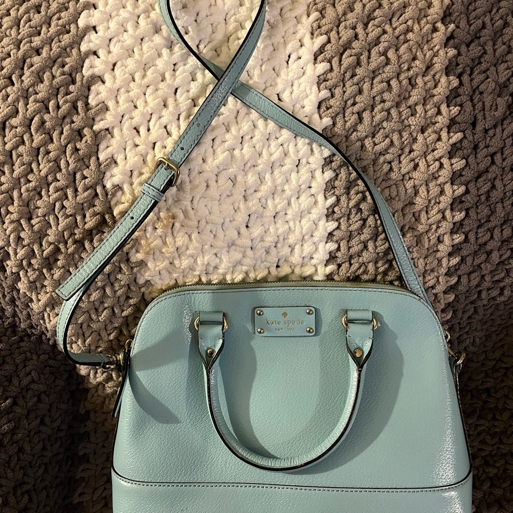 Kate Spade Light Blue Satchel Bag